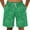Green, variant on Men's Fun Shorts Wave 3D Leisure Plus Size Pattern Print Summer Sports Pants