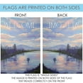 thumbnail image 5 of Toland Home Garden Welcome to the River River Welcome Flag Double Sided 28x40 Inch, 5 of 5