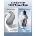 thumbnail image 5 of Soundcore V40i Open-Ear Headphones, 4-Size Adjustable Fit, AI Clear Calls, 21H Playtime, Richer Bass, IP55, Bluetooth 5.4, 5 of 7