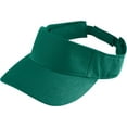 thumbnail image 2 of Augusta Sport Twill Visor 6225 Dark Green Os, 2 of 2