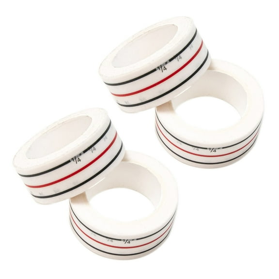 4 Rolls Diagonal Seam Tapes Sewing Basting Tape Seamingly Accurate Seam Guide for Sewing Machines Sewing Straight Tool