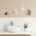 thumbnail image 3 of Small Decorative Wall Self Adhesive Shaped Mirrors - Set of 4, 3 of 8