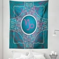 thumbnail image 1 of Zodiac Capricorn Tapestry, Doodle Style Stars and Flowers on a Grunge Backdrop with Paint Stains, Fabric Wall Hanging Decor for Bedroom Living Room Dorm, 5 Sizes, Multicolor, by Ambesonne, 1 of 1