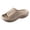 Khaki, variant on Womens Orthopedic Slippers with Arch Support Open Toe Recovery Plantar Fasciitis Pillow Cloud Slides Shoes