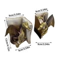 thumbnail image 3 of Exquisite Dragon Bookends Set Handcrafted Resin Book Holders for Home & Office Decor, Perfect Gift for Fantasy Lovers, 3 of 7