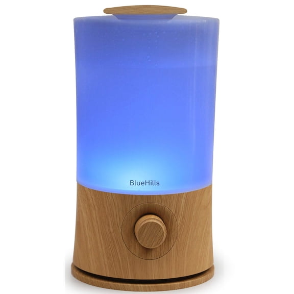 BlueHills 2000 ml Premium Essential Oil Diffuser Humidifier Extra Large Capacity - Wood Grain - E005