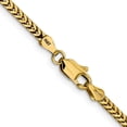thumbnail image 4 of Diamond2Deal 10K Yellow Gold 2.3 mm Franco Chain Necklace for Women 24", 4 of 6