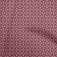 thumbnail image 1 of oneOone Silk Tabby Dark Magenta Fabric Geometric Craft Projects Decor Fabric Printed By The Yard 42 Inch Wide, 1 of 4