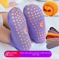 thumbnail image 3 of Calcetines antideslizantes para el suelo, calcetines especiales para trampolín, calcetines finos para adultos para yoga, calcetines de educación temprana para padres e hijos para niños y bebés, 3 of 6
