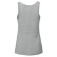 thumbnail image 3 of A2Y Women's Basic Solid Loose Fit Flowy Scoop Neck Racer Back Tank Top Deep H Grey L, 3 of 6