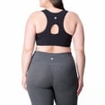 thumbnail image 2 of Rainbeau Curves Plus Grace Front Zip Sport Bra Black 14/16, 2 of 5