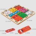 thumbnail image 4 of Yinanstore Wooden Early Education Car Sensory Toy Logical Thinking Training Exercise Brain, 4 of 4