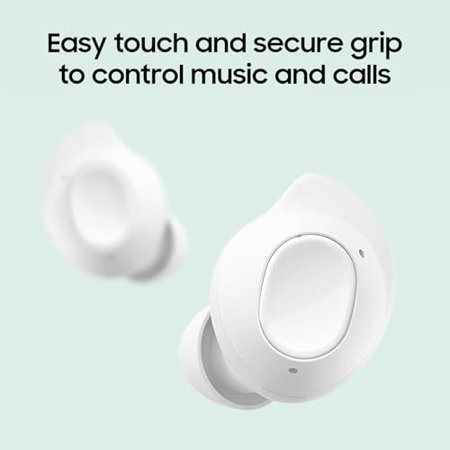 SAMSUNG Galaxy Buds Fan Edition(FE) SM-R400, Active Noise-Cancelling, Wireless Bluetooth v5.2 Earbuds, Android 8.0 and Up - (White)