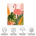 thumbnail image 3 of June Erica Vess 'Jungle Flamingo I' Outdoor Canvas, 3 of 3