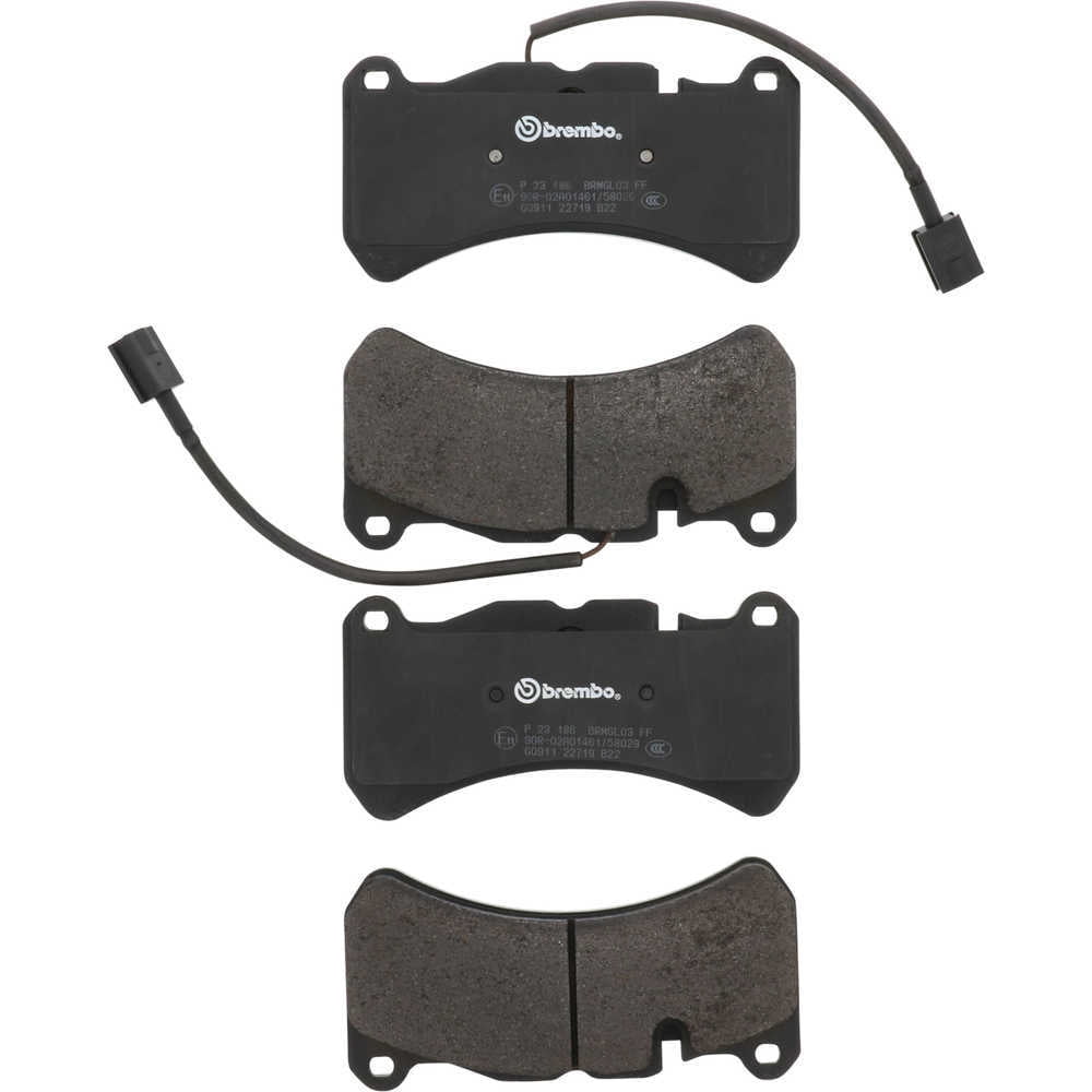 Brembo P23186 PRIME Low-Met Brake Pad Set