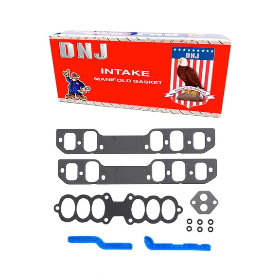 DNJ IG4148 Intake Manifold Gasket Set Fits Cars & Trucks 1994-2004 Ford Mercury Cougar Mustang 3.8L V6 OHV 12v