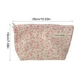 thumbnail image 4 of Small Fresh Floral Cosmetic Bag Large Capacity Travel Toiletries Organizer Makeup Pouch for Women Girls, 4 of 6
