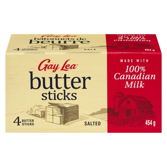 Gay Lea Salted Butter Convenient Sticks, 454 g