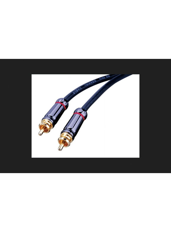 Monster Cable 3898632 12 ft. RCA Audio Cable, Black