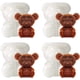 thumbnail image 1 of 4PCS-wm sweater bear - molde de cubitos de hielo de oso Vhermosa LKX-1707, 1 of 4