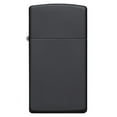 thumbnail image 1 of Zippo slim noir mat (1618), 1 of 3