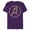 Purple, variant on Marvel Hanukkah Holiday Dreidels & Sufganiyot Avengers Logo - Short Sleeve Blended T-Shirt for Adults - Customized-Dark Heather