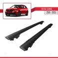 thumbnail image 4 of Compatible with Skoda Kamiq 2019-2025 HOOK Model Car Roof Rack Cross Bar Black Aluminium 2 Bars, 4 of 9