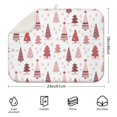 thumbnail image 2 of 2 Pcs Merry Christmas Dish Drying Mat - 18 X 24 Inch Santa Absorbent Microfiber Kitchen Counter Mat Xmas Housewarming Gift for Home Cooks, Dish Drying Pad for Dishes, Cups, Utensils, Pots & Pans, 2 of 3