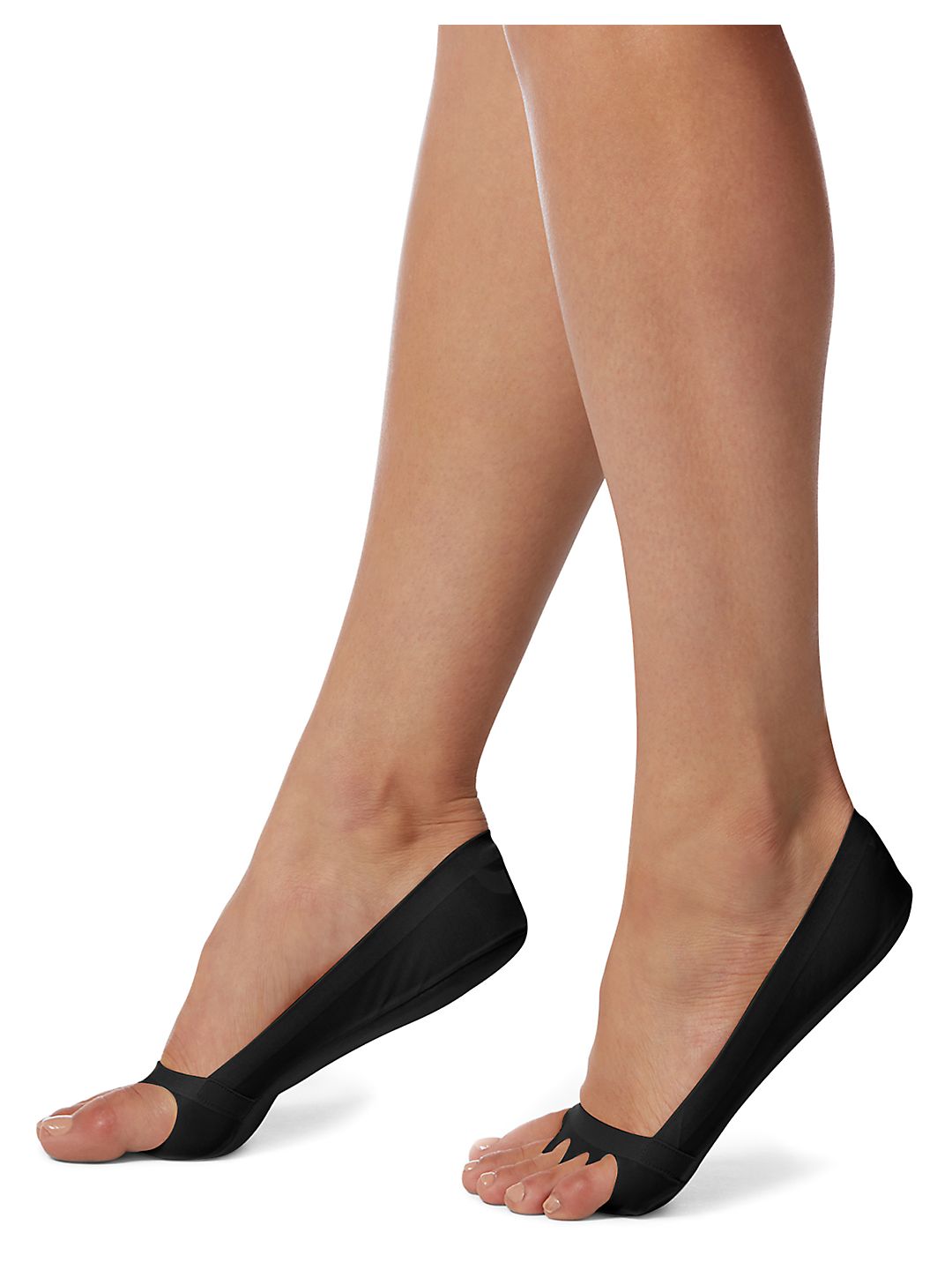 HUE Womens Classic Open Toe Shoe Liners Style-U19413 - image 2 of 2