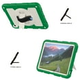 thumbnail image 4 of Dteck Case for iPad 10th Generation 10.9" 2022, Military Grade Shockproof Silicone Protective Cover for iPad 10th Gen 10.9 Inch Rotatable Stand with Handle Holder Shoulder Strap Cover, Deep Green, 4 of 8