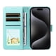 thumbnail image 2 of Funda Cartera GANGXUN con Diseño de Perrito en Relieve para Samsung Galaxy A14 , Protección 360° con Ranuras y Correa Desmontable, 2 of 6