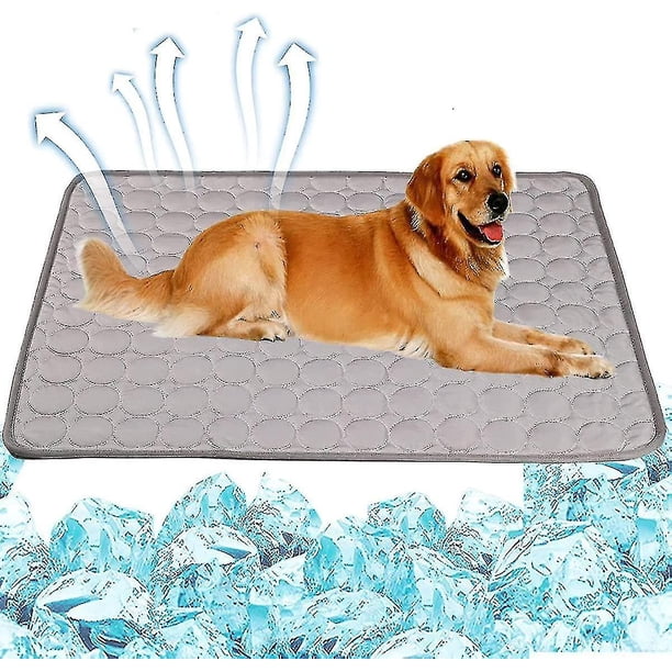 XS Estera de enfriamiento para perros, almohadilla de enfriamiento para dormir, manta fresca de seda de hielo lavable para sofá cama de perrera