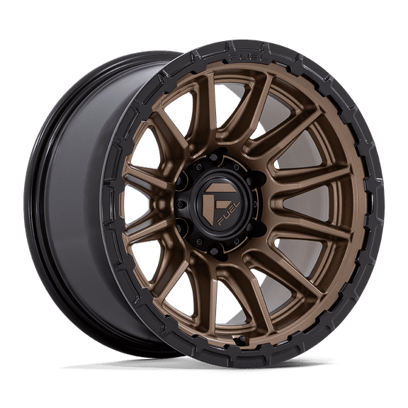17x8.5 Fuel FC866 Piston Matte Bronze Gloss Black Lip Wheel 6x5.5 (25mm)