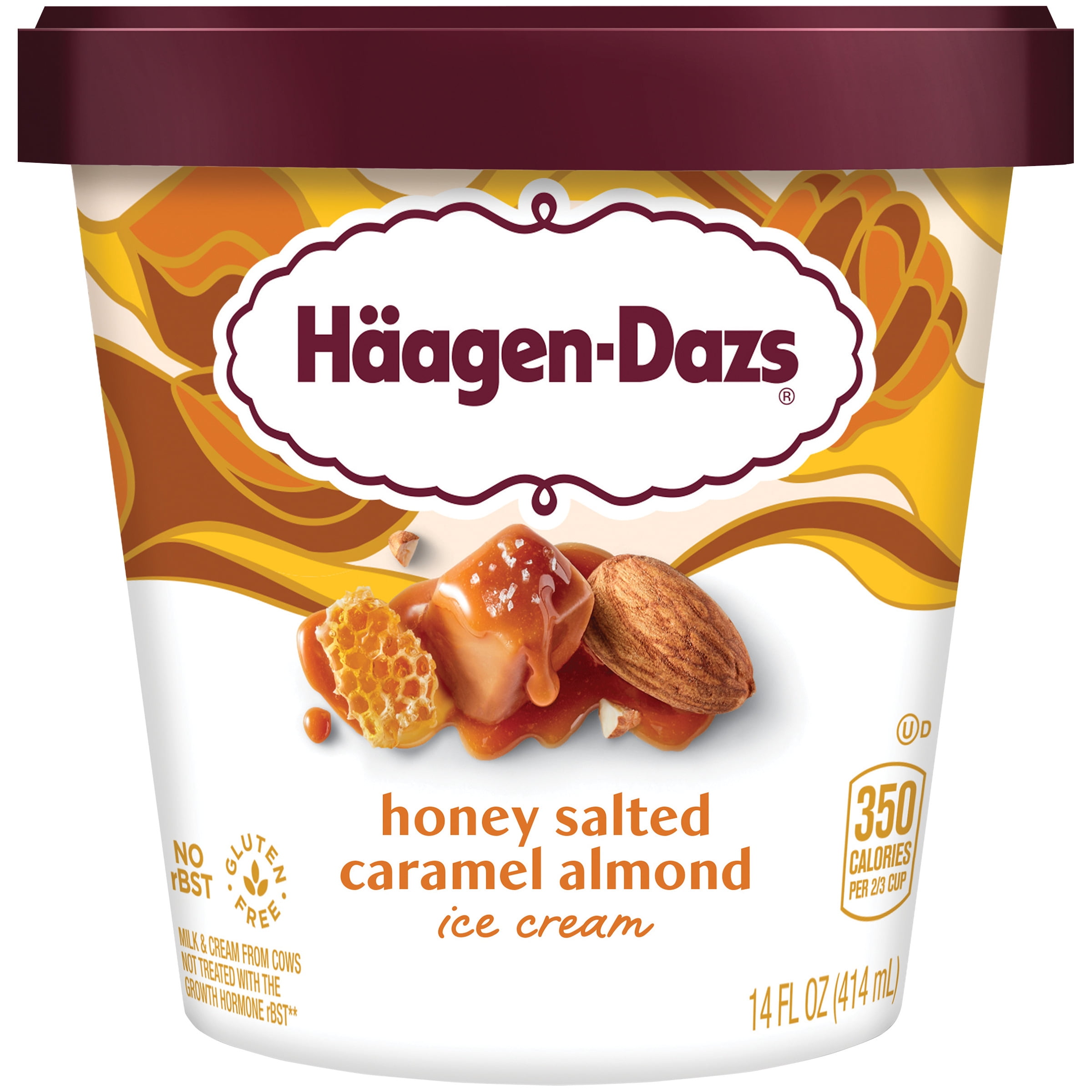 HAAGENDAZS Honey Salted Caramel Almond Ice Cream Rich and Creamy
