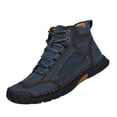 thumbnail image 2 of Men’s Waterproof Leather Boots,Wide Toe Box Ankle Boots with Cushioned Insole,Comfortable Non-Slip Outdoor Walking Shoes, 2 of 6
