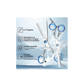thumbnail image 2 of Tijeras Barbero Profesionales Estilistas Para Cortar Cabello Xtellar plateado, 2 of 3
