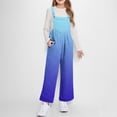 thumbnail image 2 of Fall-Winter Sleeveless Jumpsuit for Girls 5-14 Years Old with Built-In Vest and Fleece Pockets, Printed Pattern, 2 of 8