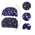 thumbnail image 2 of EeaseCA 2pcs Pleated Adorable Swimming Caps Unisex Waterproof Elastic Swim, 2 of 7