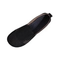 thumbnail image 2 of Bkhluea Women Breathable Knit Slip-On Flats Lightweight Comfortable Footwear For Daily Travel Outdoor Activities, 2 of 7
