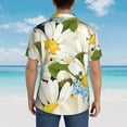 thumbnail image 6 of Kll Men'S Hawaiian Shirt Short Sleeve Button Down Beach Shirts-Bees Collecting Nectar, 6 of 8