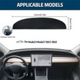 thumbnail image 2 of Center Console Sun Protection Pad Instrument Panel Light-Proof Pad Sunshade and Sun Protection for Model 3 Y, 2 of 5