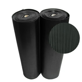 Rubber Cal Recycled Flooring 1 4 In X 4 Ft X 5 Ft Black