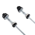GARENDE 4xBicycle Quick Release Skewers Road Bike Wheel Hub Skewers Axle Parts Gold