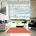 thumbnail image 7 of Ahgly Company Machine Washable Indoor Rectangle Transitional Neon Orange Area Rugs, 5' x 7', 7 of 7