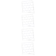 thumbnail image 1 of HLONK 2 Pcs Étagère Organisateurs de Garde-Robe et Rangement Étagères Grillagées pour Tablettes Blanc, 1 of 8