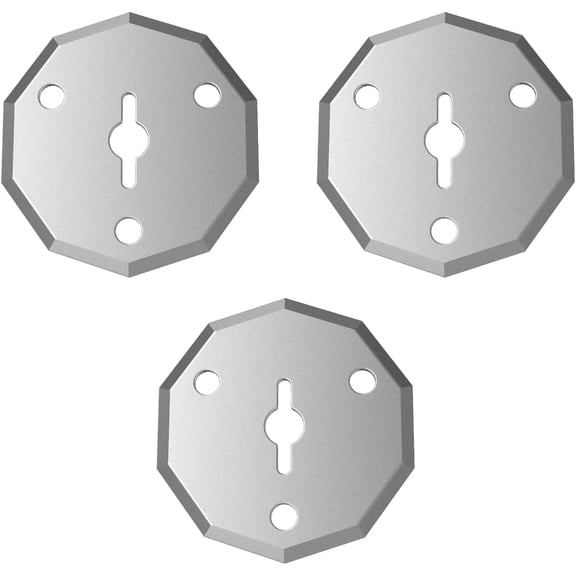 3PCS Replacement Rotary Blades for C8 Nano Electric Scissors, Cardboard Cutter Blade Refill for Box, Cardboard, Paper, Fabric, Leather, and Thin Plastics