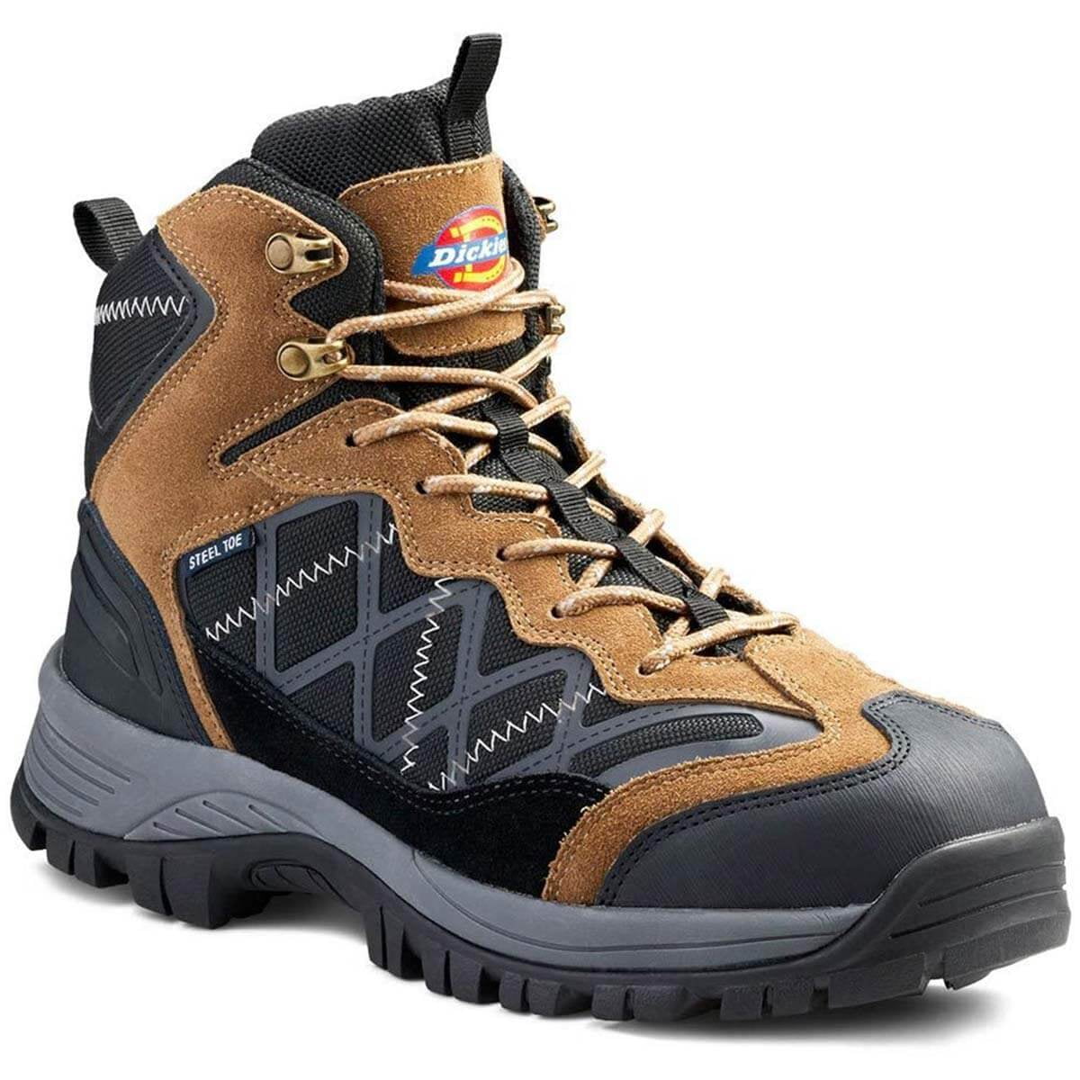 canvas steel toe work boots