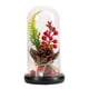 thumbnail image 1 of Plantas navideñas con cúpula de cristal Adornos navideños Rama de pino navideña con cúpula de cristal y luces, 1 of 5