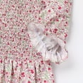 thumbnail image 4 of IBTOM CASTLE Mommy and Me Matching Dresses Floral Printed Ruffled Lantern Sleeves A-Line Long Dress Mom Daughter Matching Outfits 11-12 Years Pink Flowers, 4 of 8
