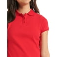 thumbnail image 3 of Justice Girls Uniform Short Sleeve Polo Shirt, Sizes XS-XLP, 3 of 4